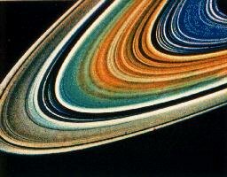 Saturn\'s F ring closeup from spacecraft